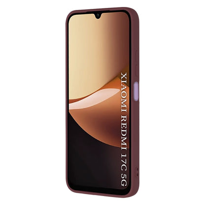 Coque pour Xiaomi Redmi 17C 5G, Techsuit, SoftFlex, bordeaux