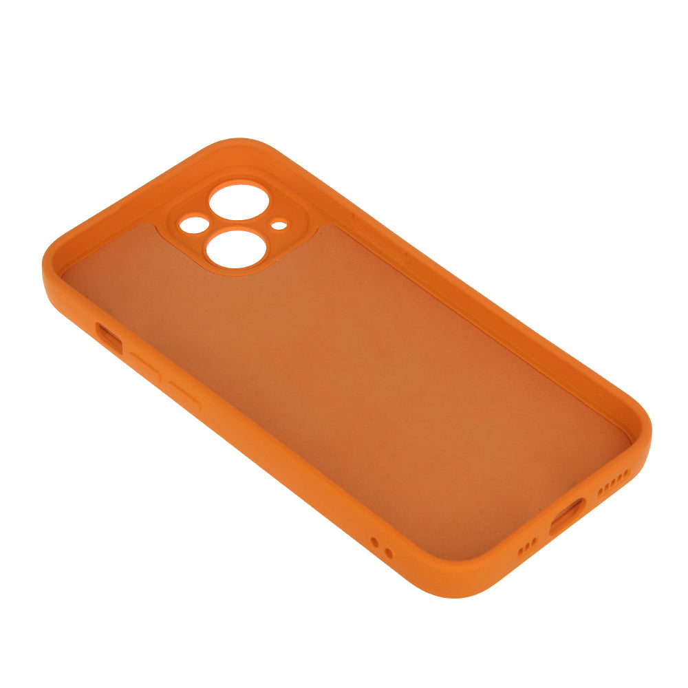 Coque pour Xiaomi Poco C65 / Redmi 13C, OEM, Silicone, Orange