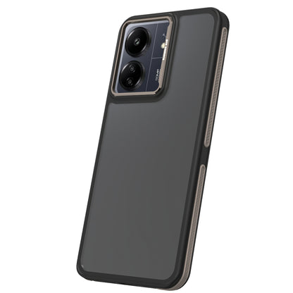 Hoesje voor Xiaomi Poco M6 / Redmi 13C 5G, OEM, Crystal Black, Grijs