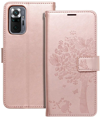 Coque pour Xiaomi Redmi Note 10 Pro, OEM, MEZZO Tree, Rose Doré