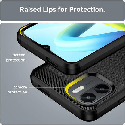 Case for Xiaomi Redmi A2+ / A1+, Techsuit, Carbon, Black