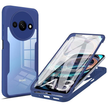 Coque pour Xiaomi Redmi A3x / A3, Techsuit, ColorVerse 360, Bleue