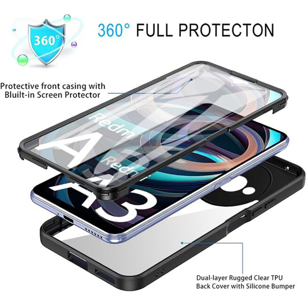 Coque pour Xiaomi Redmi A3x / A3, Techsuit, ColorVerse 360, Violet