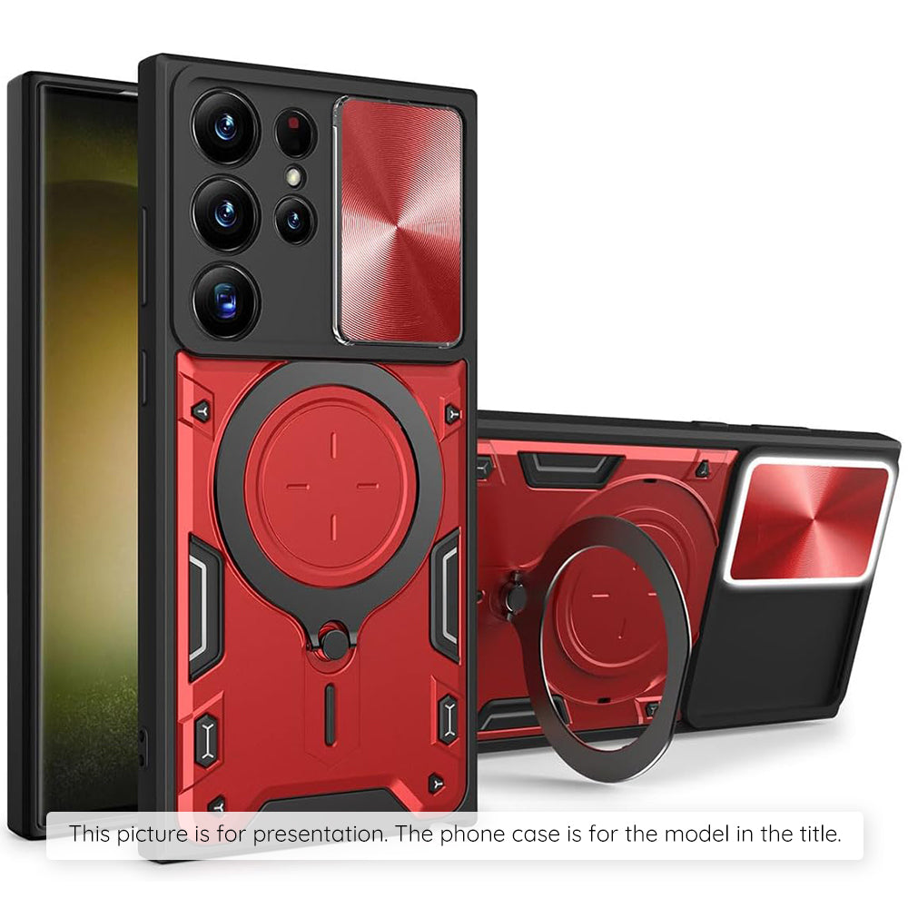Coque pour Xiaomi Redmi A5 4G (Standard), Techsuit, CamGuard Pro, Rouge