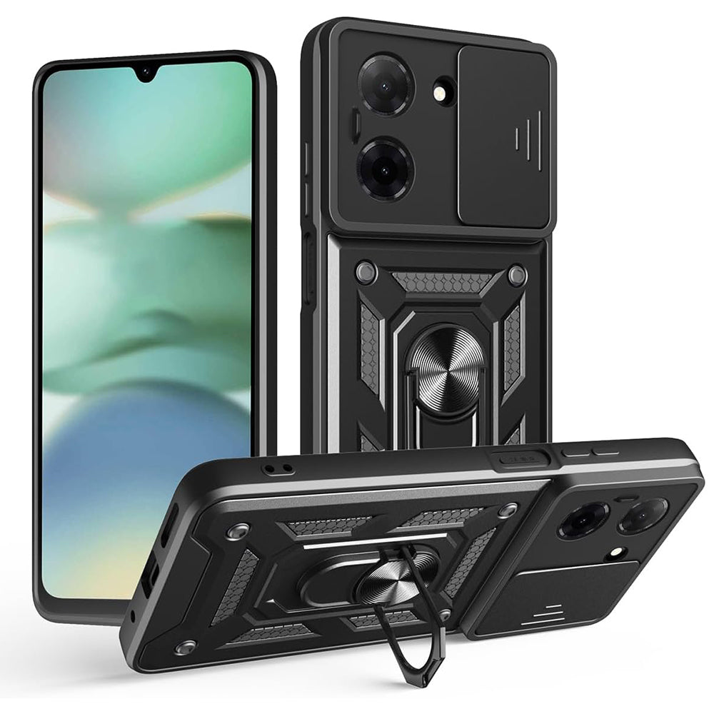 Coque pour Xiaomi Redmi A5 4G (Standard), Techsuit, CamShield, Noire