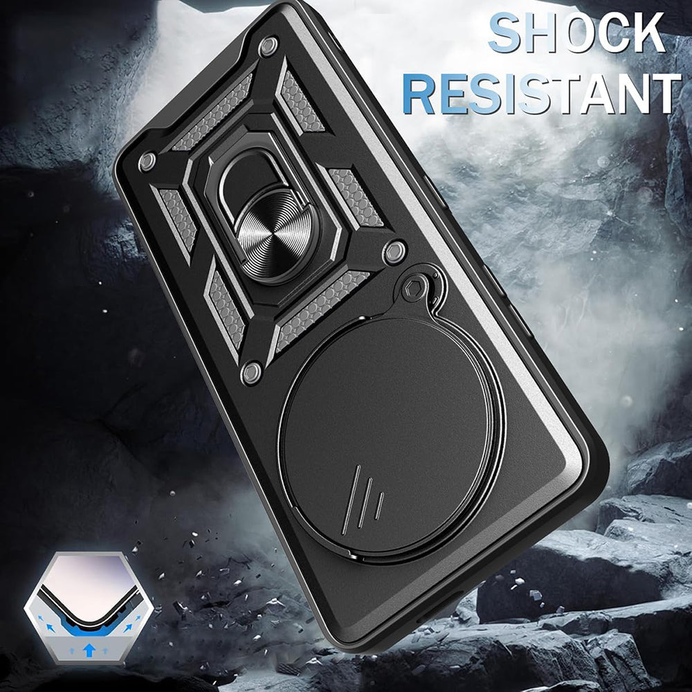 Coque pour Xiaomi Redmi A5 4G (Standard), Techsuit, CamShield, Noire