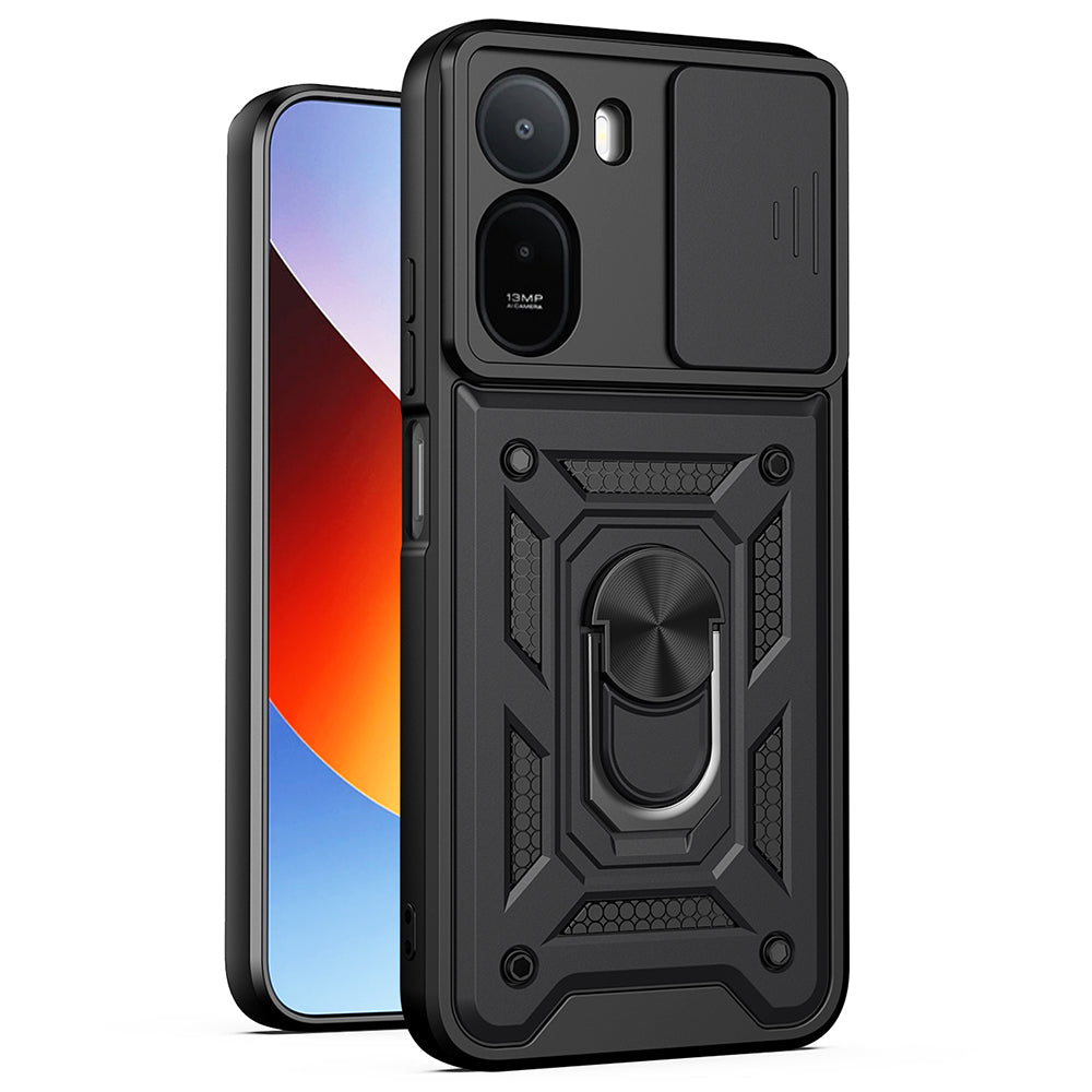 Hülle für Xiaomi Redmi A7 Pro 4G, Techsuit, CamShield, Schwarz