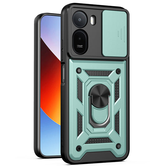 Hoes voor Xiaomi Redmi A7 Pro 4G, Techsuit, CamShield, Groen