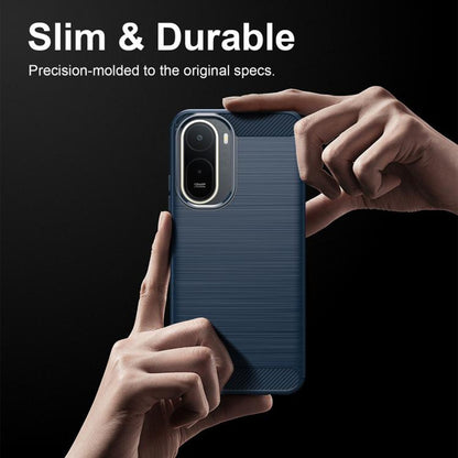 Hülle für Xiaomi Redmi A7 Pro 4G, Techsuit, Carbon, Blau