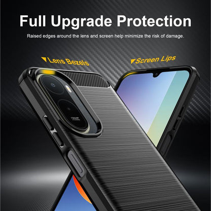 Hülle für Xiaomi Redmi A7 Pro 4G, Techsuit, Carbon, Schwarz