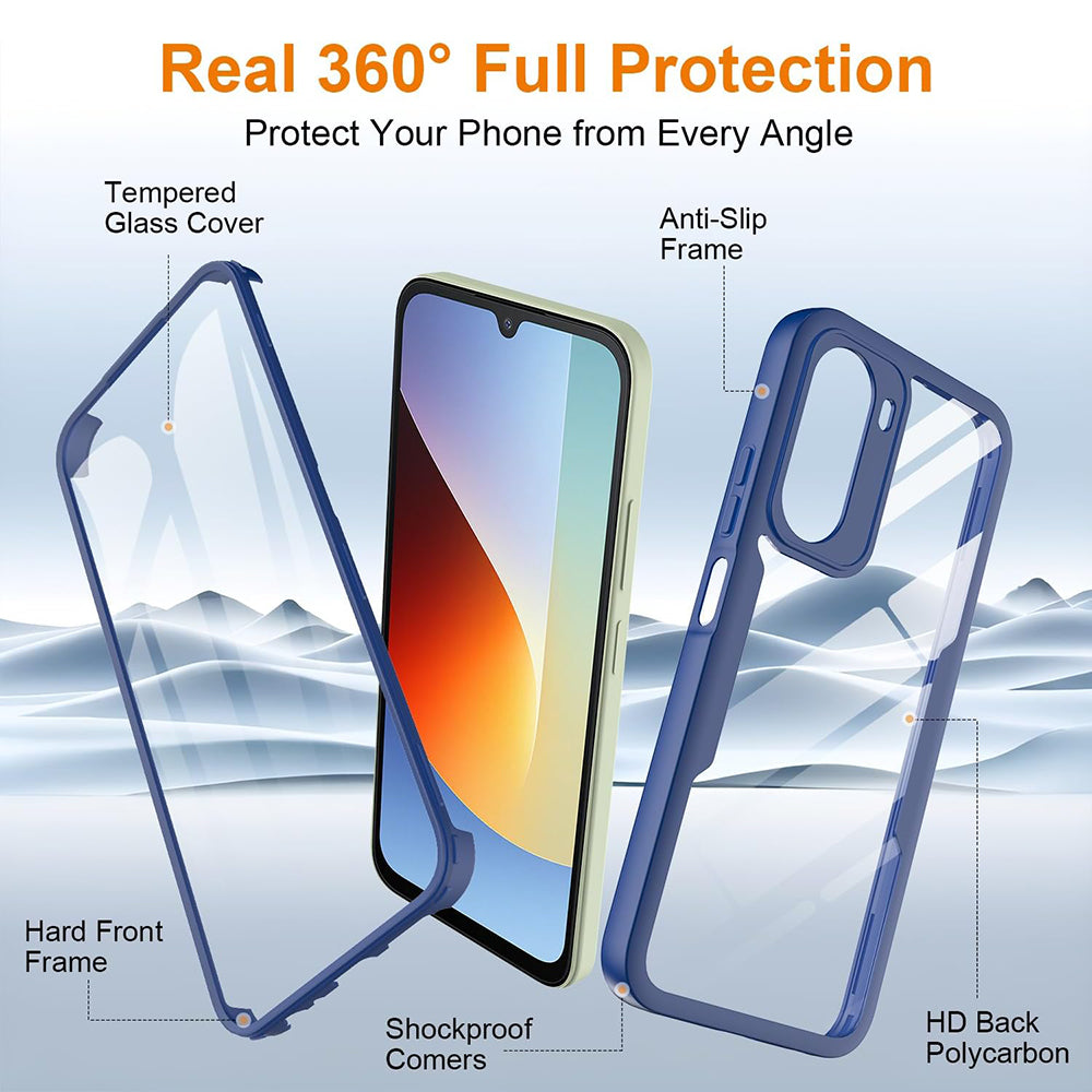 Hoes voor Xiaomi Redmi A7 Pro 4G, Techsuit, ColorVerse 360, Blauw