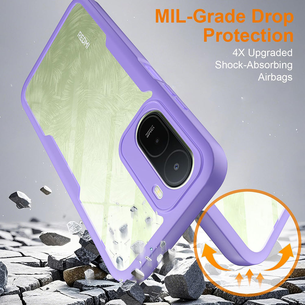 Hoes voor Xiaomi Redmi A7 Pro 4G, Techsuit, ColorVerse 360, Paars