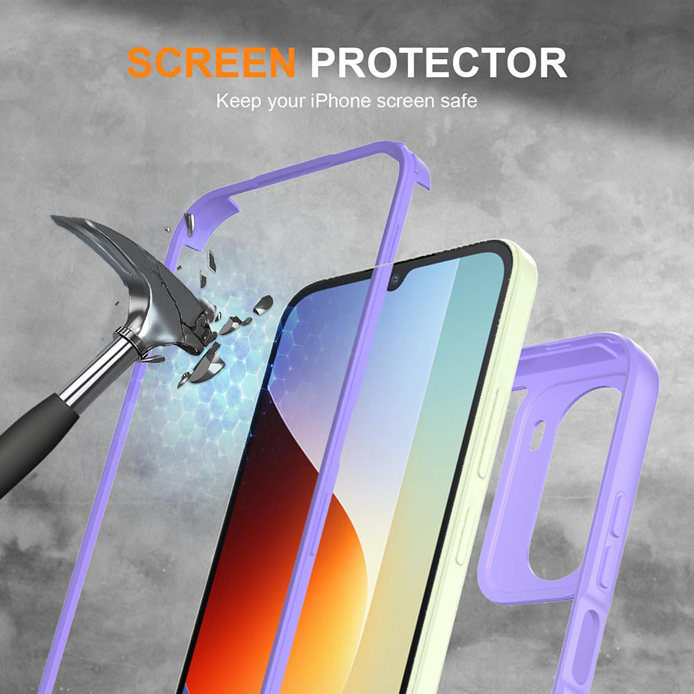 Hoes voor Xiaomi Redmi A7 Pro 4G, Techsuit, ColorVerse 360, Paars