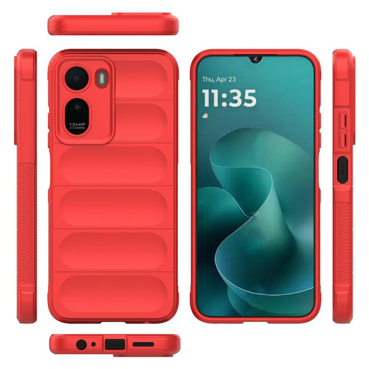 Hoesje voor Xiaomi Redmi A7 Pro 4G, Techsuit, Magic Shield, Rood