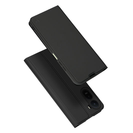 Hoes voor Xiaomi Redmi A7 Pro 4G, Techsuit, Magskin Book, Zwart