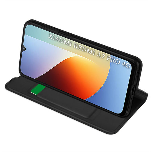 Hülle für Xiaomi Redmi A7 Pro 4G, Techsuit, Magskin Book, Schwarz