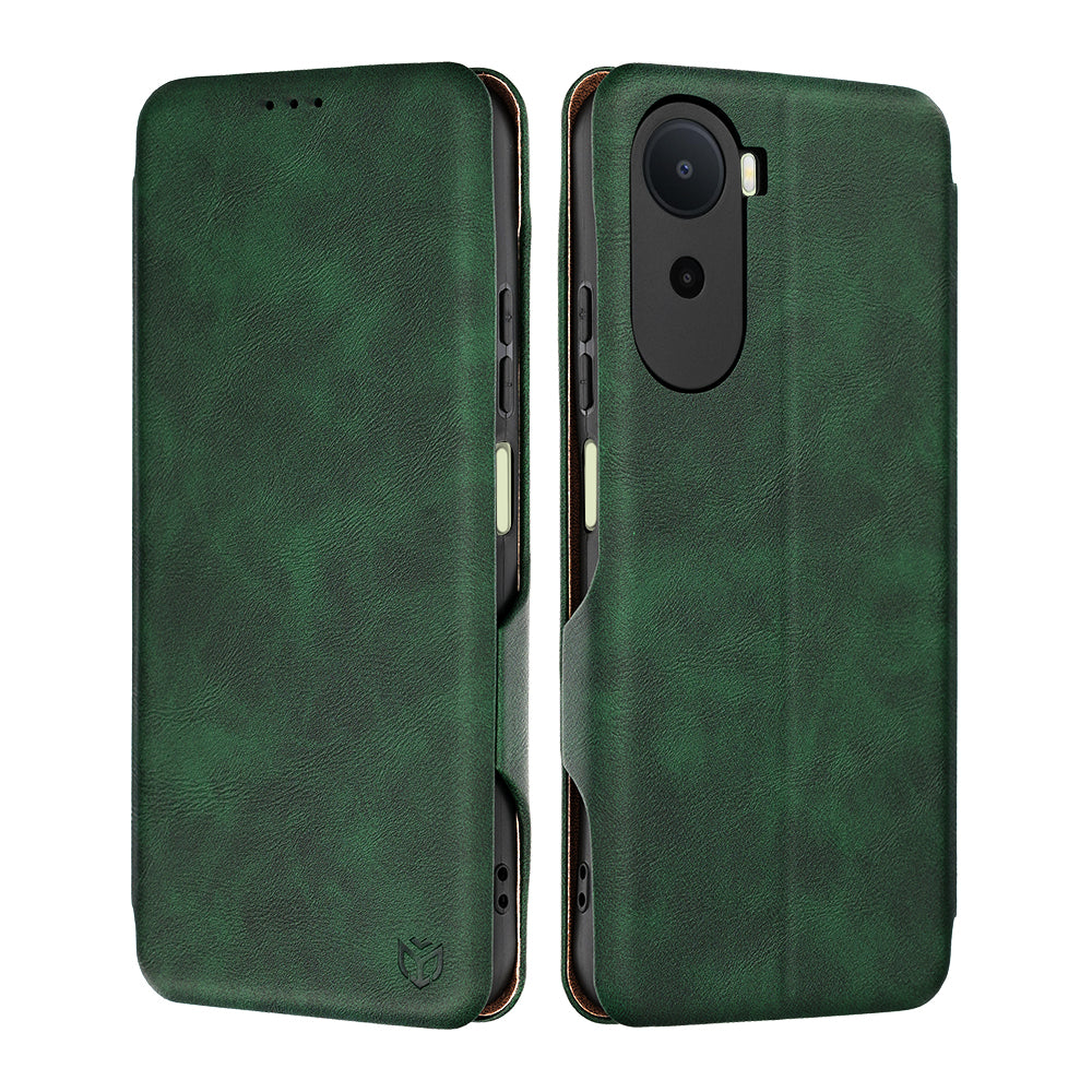 Coque pour Xiaomi Redmi A7 Pro 4G, Techsuit, Safe Wallet Plus, Vert