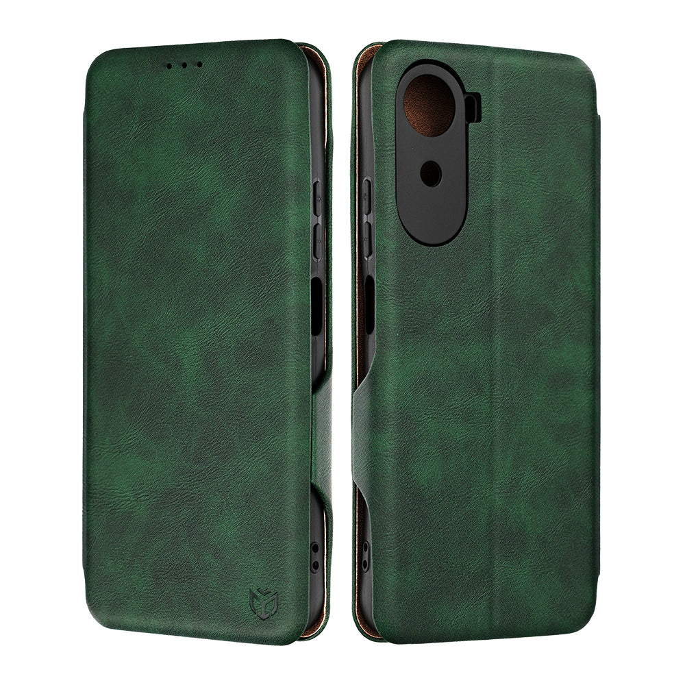 Coque pour Xiaomi Redmi A7 Pro 4G, Techsuit, Safe Wallet Plus, Vert