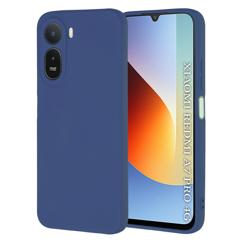 Coque pour Xiaomi Redmi A7 Pro 4G, Techsuit, SoftFlex, Bleu marine