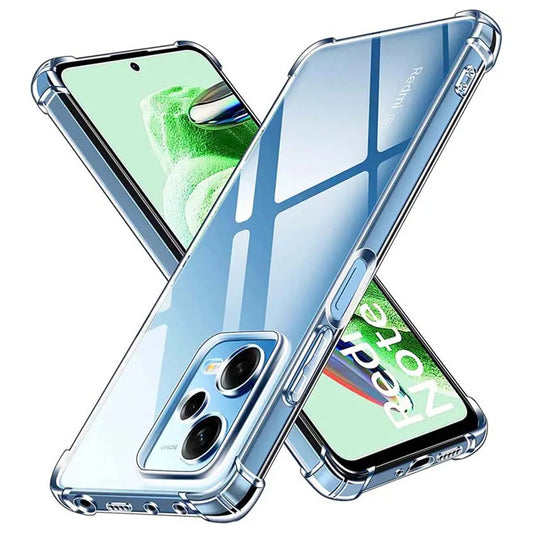 Coque pour Xiaomi Redmi Note 12 Pro 5G, Techsuit, Antichoc Claire, Transparente