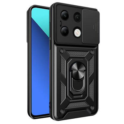 Coque pour Xiaomi Redmi Note 13 4G, Techsuit, CamShield, Noire