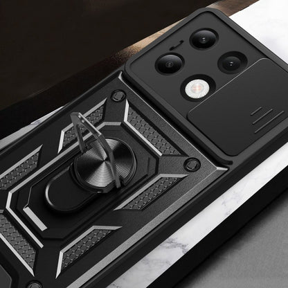 Coque pour Xiaomi Redmi Note 13 4G, Techsuit, CamShield, Noire