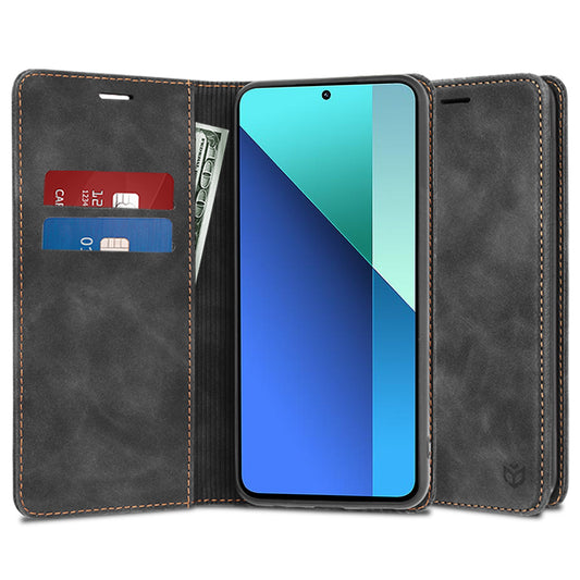 Hoes voor Xiaomi Redmi Note 13 4G, Techsuit, Confy, Zwart