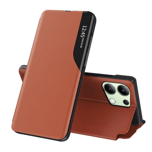 Hoes voor Xiaomi Redmi Note 13 4G, Techsuit, eFold, Oranje