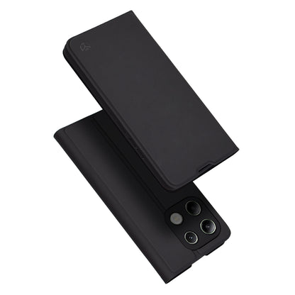 Hülle für Xiaomi Redmi Note 13 4G, Techsuit, Magskin Book, Schwarz