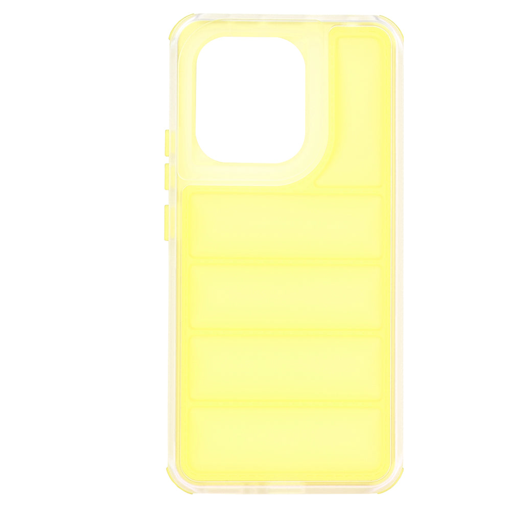 Coque pour Xiaomi Redmi Note 13 4G, Techsuit, Wave Shield, Jaune