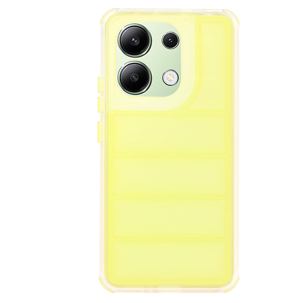Coque pour Xiaomi Redmi Note 13 4G, Techsuit, Wave Shield, Jaune