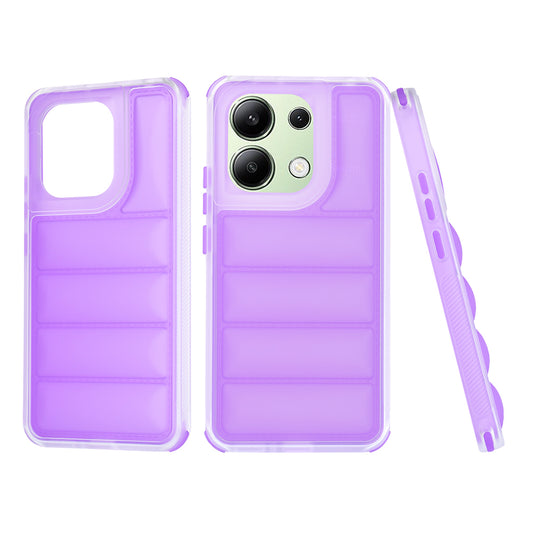 Hoes voor Xiaomi Redmi Note 13 4G, Techsuit, Wave Shield, Paars