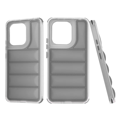 Hoesje voor Xiaomi Redmi Note 13 4G, Techsuit, Wave Shield, Zwart