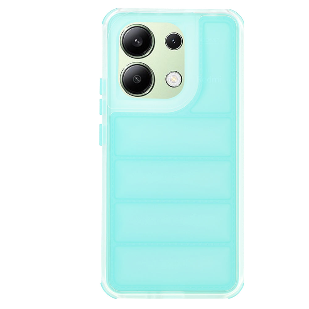 Case for Xiaomi Redmi Note 13 4G, Techsuit, Wave Shield, Turquoise