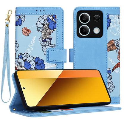 Hoesje voor Xiaomi Redmi Note 13 5G, Techsuit, FlipCraft, Blauw
