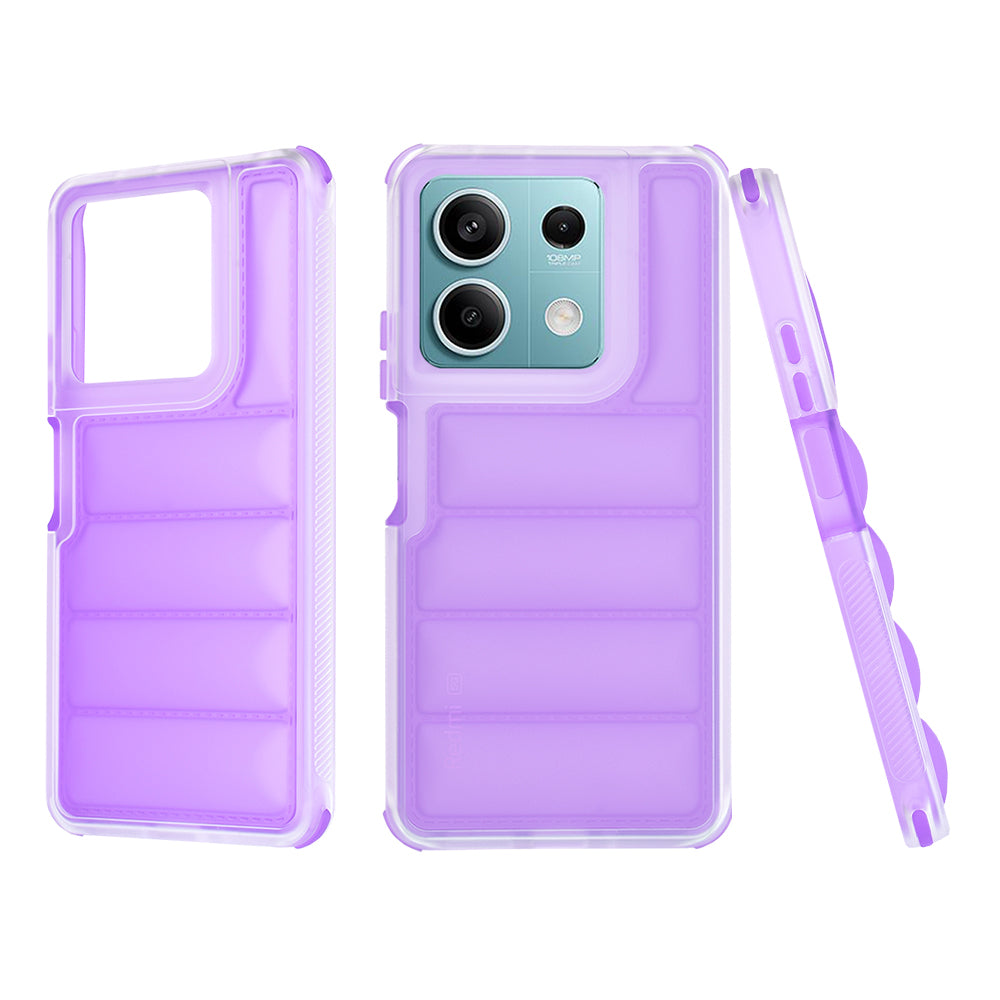 Coque pour Xiaomi Redmi Note 13 5G, Techsuit, Wave Shield, Violet
