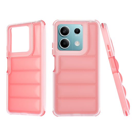 Coque pour Xiaomi Redmi Note 13 5G, Techsuit, Wave Shield, Rouge