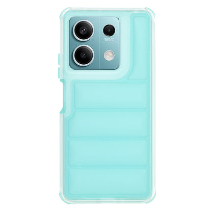 Hülle für Xiaomi Redmi Note 13 5G, Techsuit, Wave Shield, Türkis