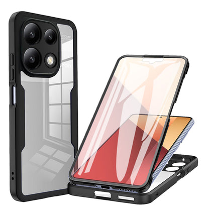 Coque pour Xiaomi Redmi Note 13 Pro 4G / Poco M6 Pro 4G, Techsuit, ColorVerse 360, Noire