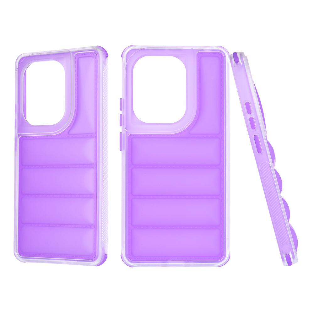 Coque pour Xiaomi Redmi Note 13 Pro 4G / Poco M6 Pro 4G, Techsuit, Wave Shield, Violet