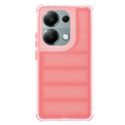 Coque pour Xiaomi Redmi Note 13 Pro 4G / Poco M6 Pro 4G, Techsuit, Wave Shield, Rouge