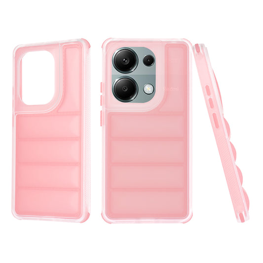 Hoesje voor Xiaomi Redmi Note 13 Pro 4G / Poco M6 Pro 4G, Techsuit, Wave Shield, Roze