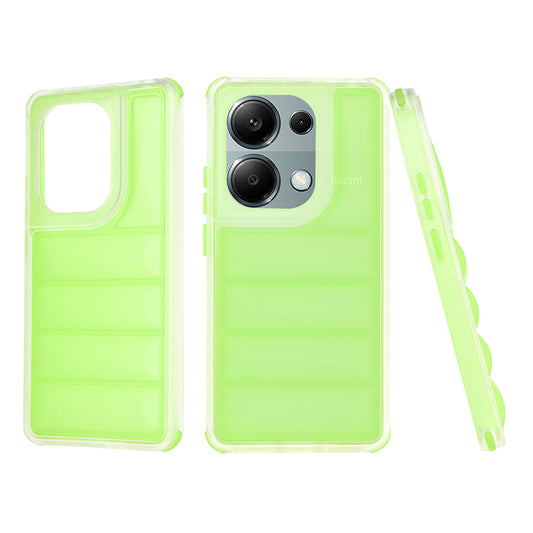 Hoes voor Xiaomi Redmi Note 13 Pro 4G / Poco M6 Pro 4G, Techsuit, Wave Shield, Groen