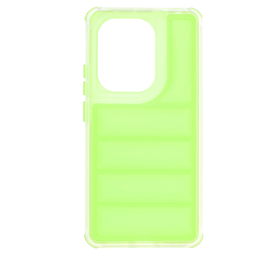 Coque pour Xiaomi Redmi Note 13 Pro 4G / Poco M6 Pro 4G, Techsuit, Wave Shield, Vert