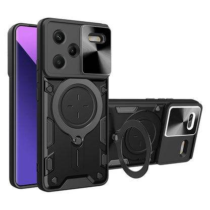 Coque pour Xiaomi Redmi Note 13 Pro+, Techsuit, CamGuard Pro, Noire