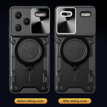 Coque pour Xiaomi Redmi Note 13 Pro+, Techsuit, CamGuard Pro, Noire