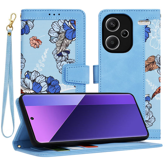 Hoesje voor Xiaomi Redmi Note 13 Pro+, Techsuit, FlipCraft, Blauw