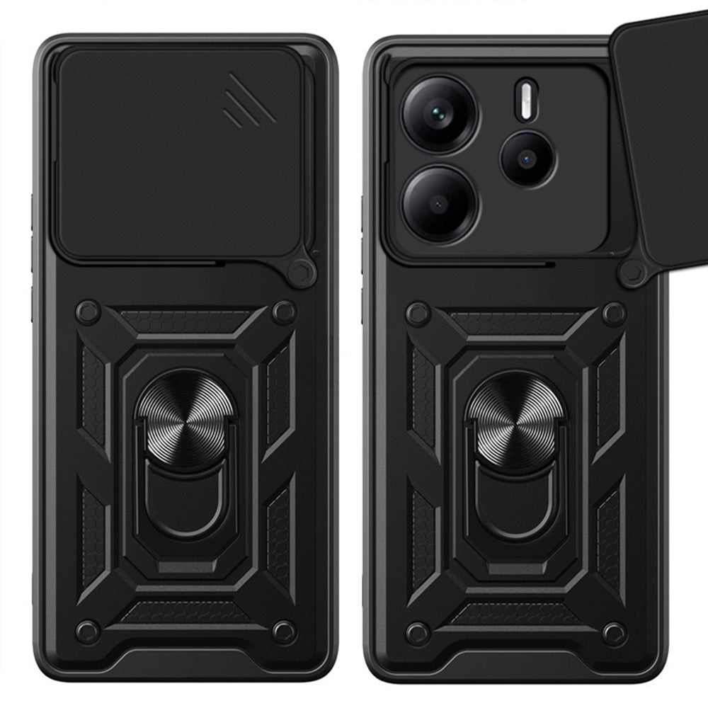 Coque pour Xiaomi Redmi Note 14 4G (Régional), Techsuit, CamShield, Bleue