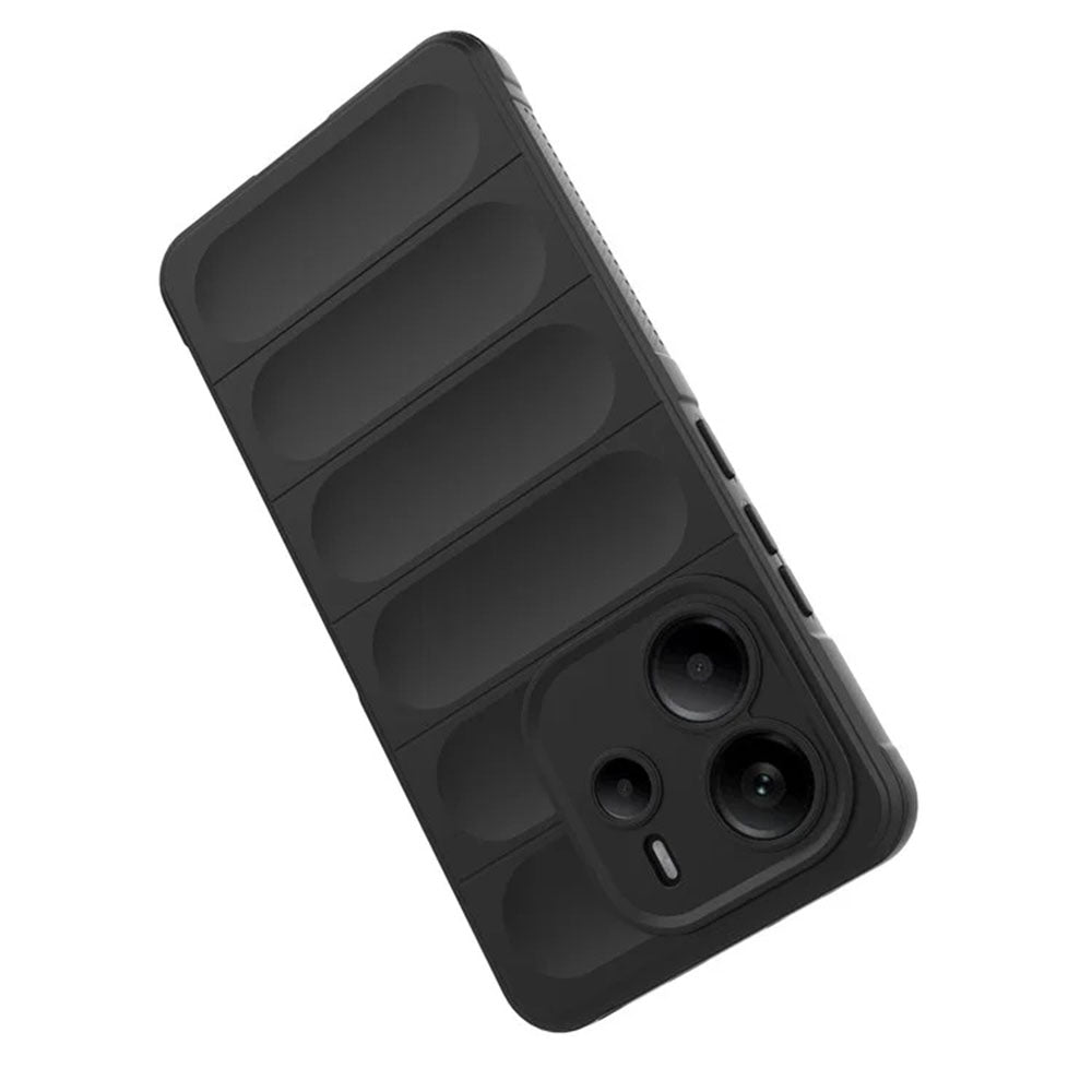 Hülle für Xiaomi Redmi Note 14 4G (Regional), Techsuit, Magic Shield, Schwarz