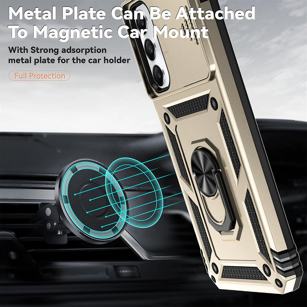 Coque pour Xiaomi Redmi Note 14 4G (Standard), Techsuit, CamShield, Dorée